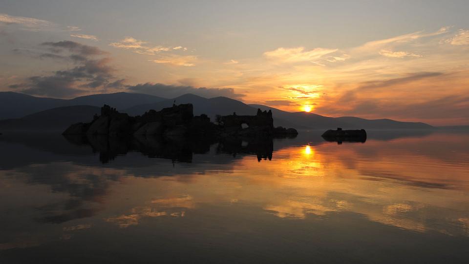  Bafa Gölünde gün sonu